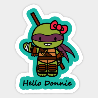 Hello Donnie Sticker